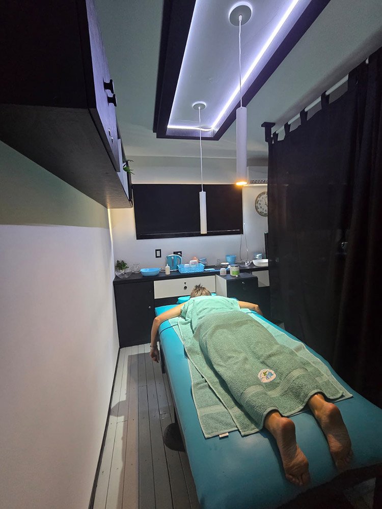 Sala de spa y masajes